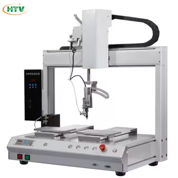 Máy hàn thiếc tự động 1 tay 2 bàn HT-ASD-0102-2030 - Hình ảnh 3