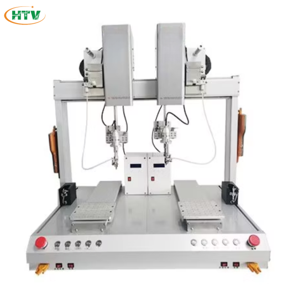 Máy hàn thiếc tự động 2 tay hàn 2 jig gá HT-ASD-0202-2030 - Hình ảnh 3